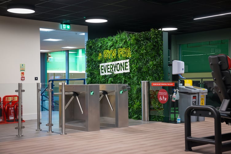 Revamped entrance to the gym at the Wellington Sports Centre